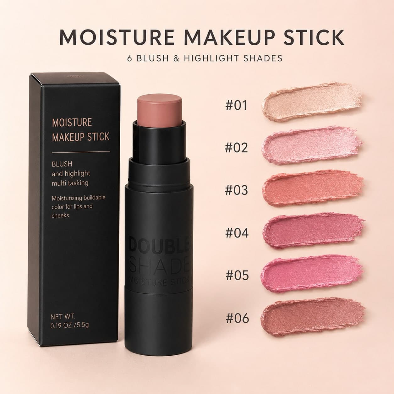 Cream Blush & Highlight Stick