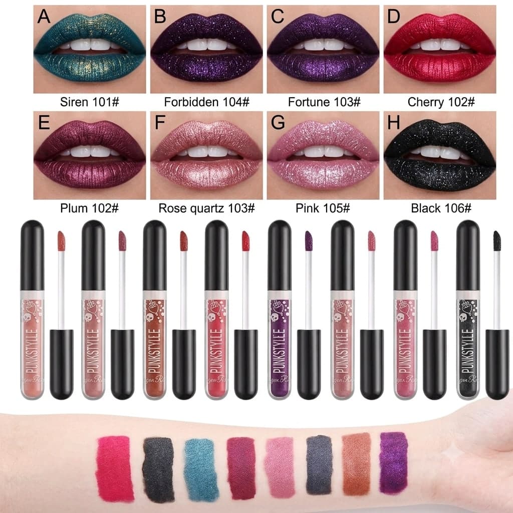 Dragon Ranee Metallic Black Liquid Lip Colour