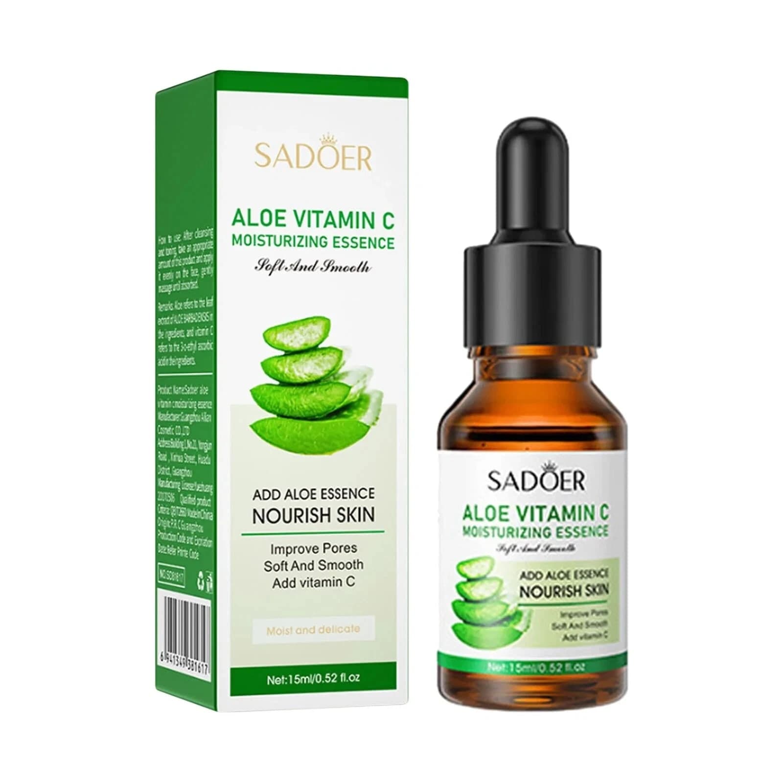 SADOER Aloe Vitamin C Moisturising Essence 15ml