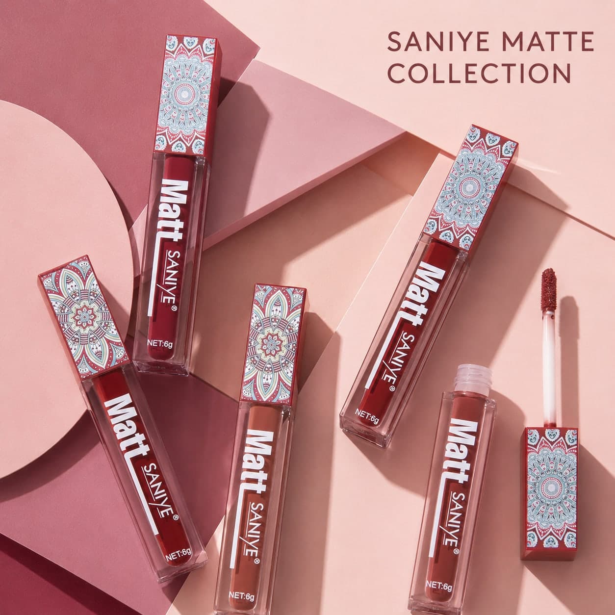 SANIYE Velvet-Matte Liquid Lip Colour 4ml